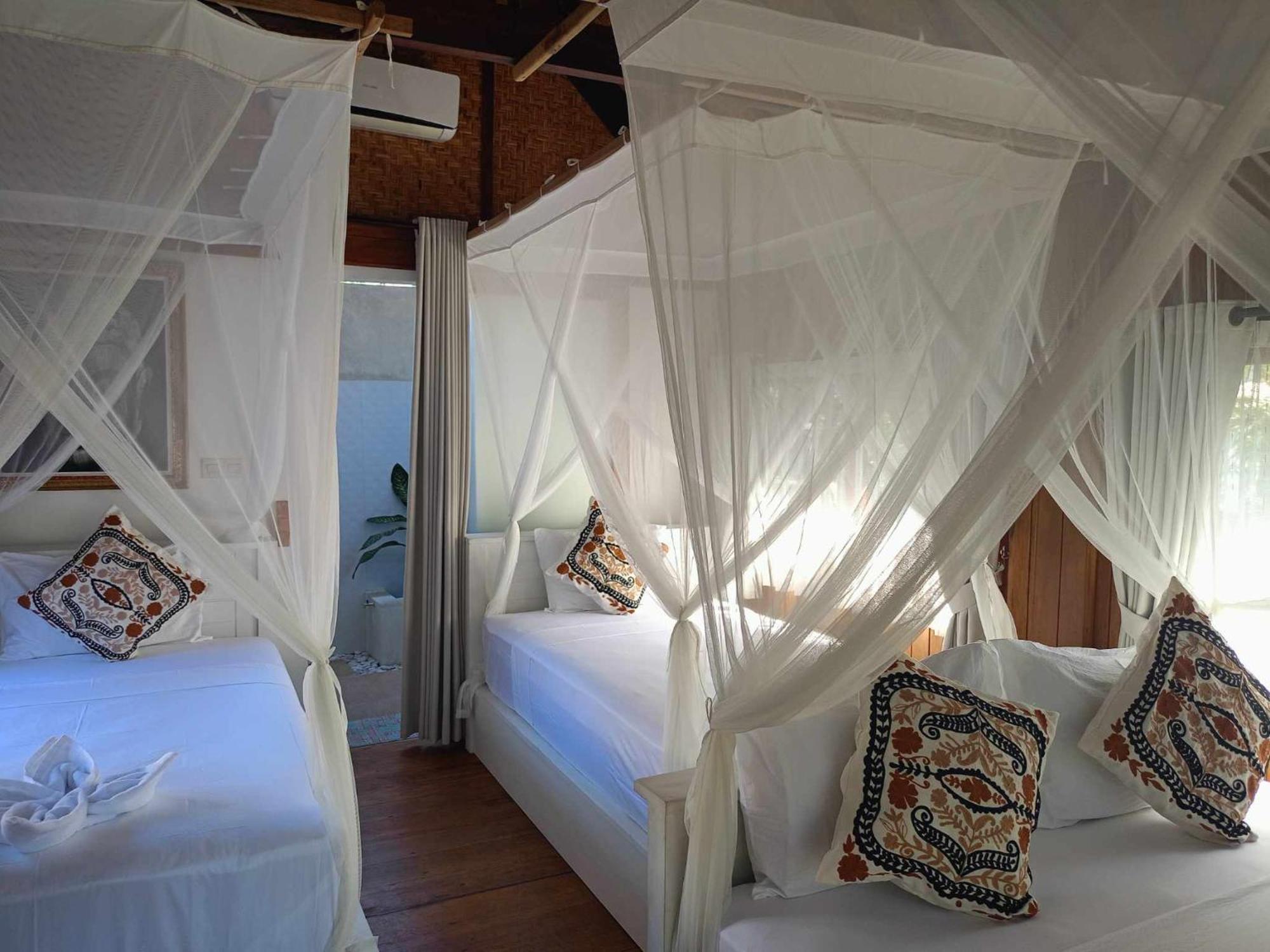 Bintang Tiga Bungalows Gili Air Ngoại thất bức ảnh