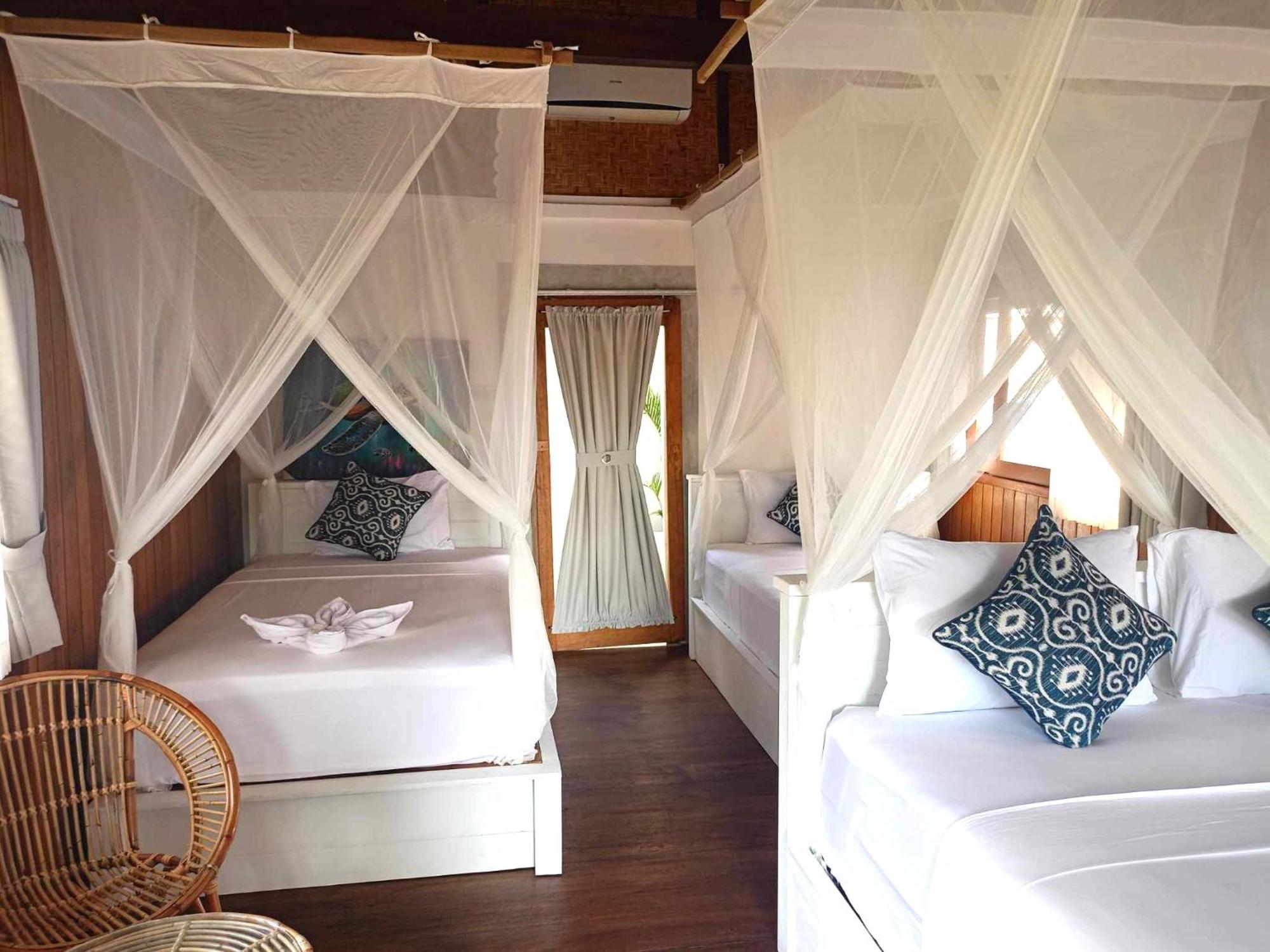 Bintang Tiga Bungalows Gili Air Ngoại thất bức ảnh