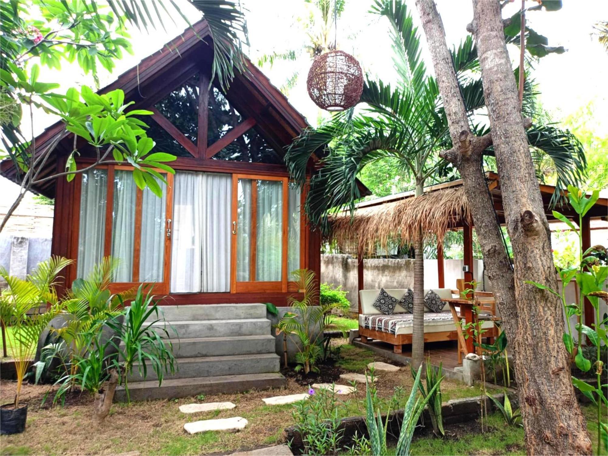 Bintang Tiga Bungalows Gili Air Ngoại thất bức ảnh