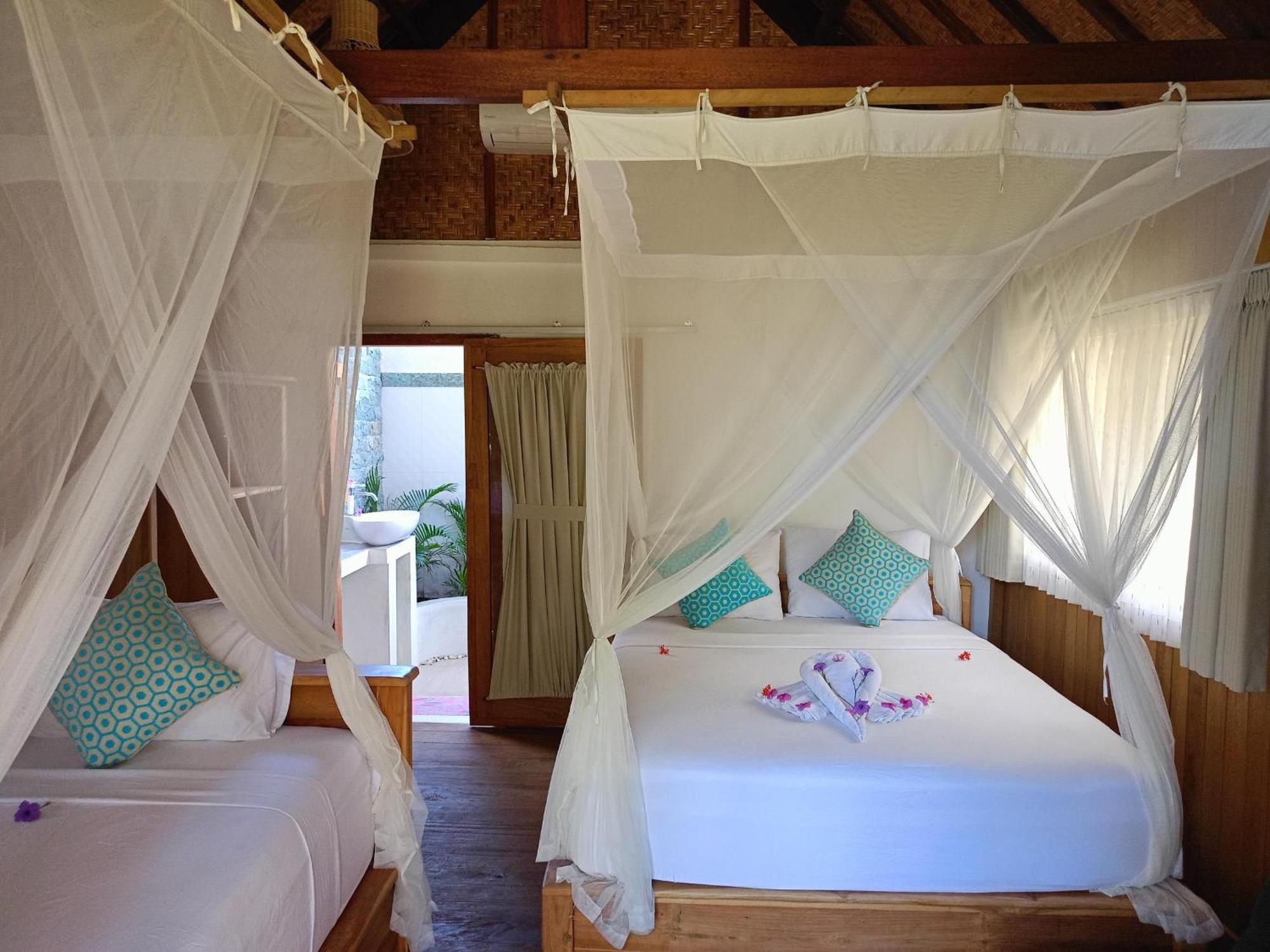 Bintang Tiga Bungalows Gili Air Ngoại thất bức ảnh